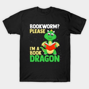 I'm A Book Dragon Book Lovers T-Shirt